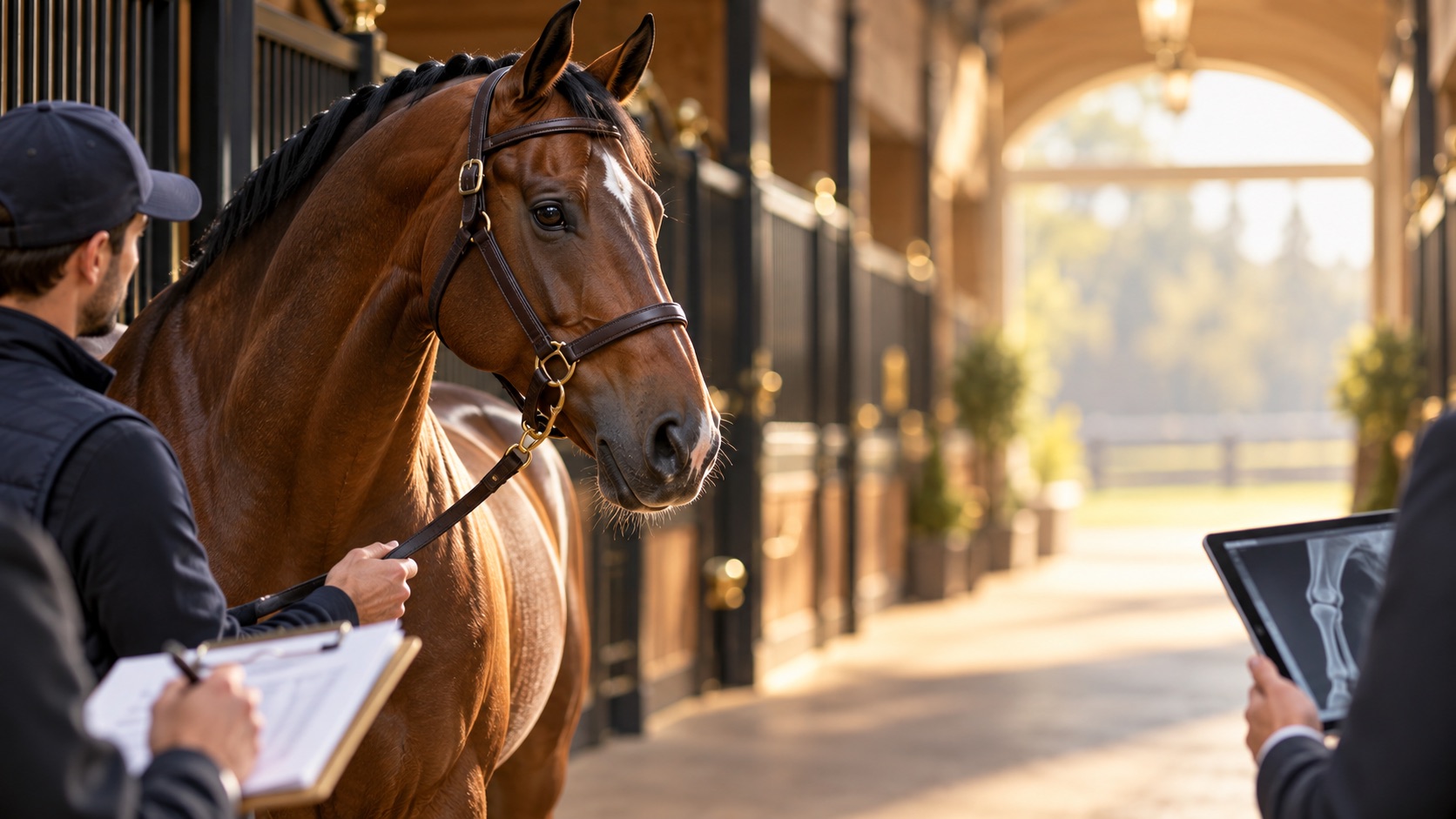 Independent veterinary assessment of a competition horse